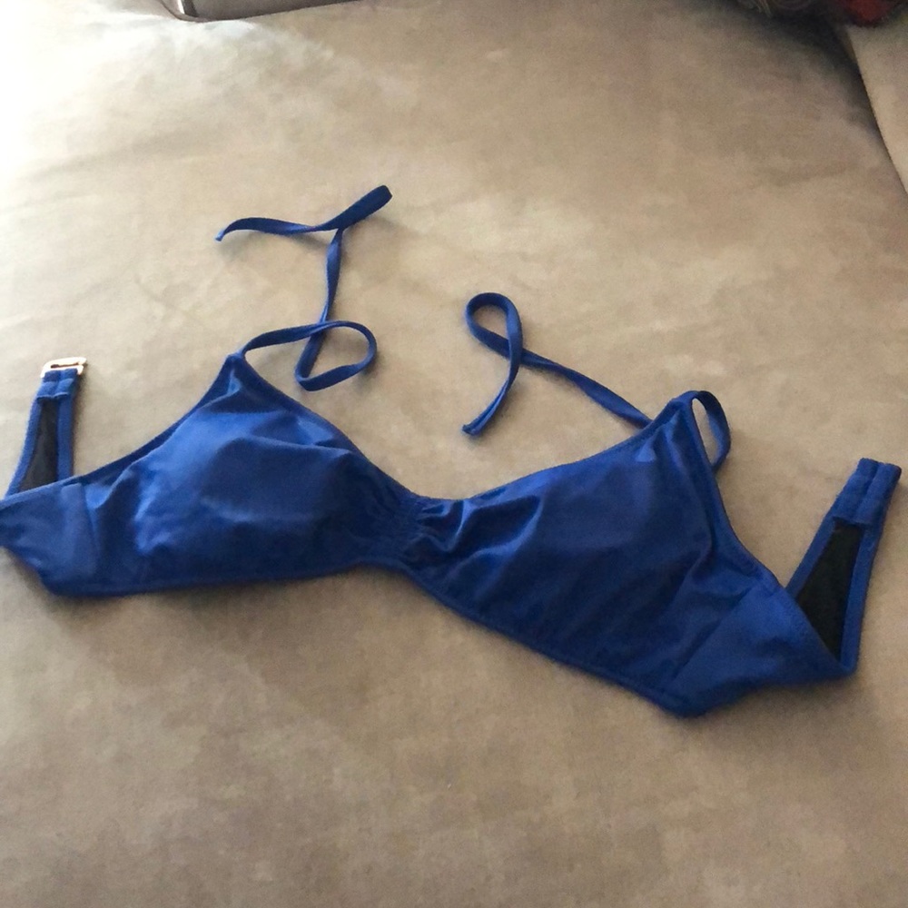 Blue Victoria Secret bathing suit top